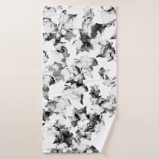 Waterverf naadloos patroon met  patroon - badhanddoek (Badhanddoek)