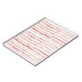 Waterverf naadloos patroon notitieboek (Linkerzijde)