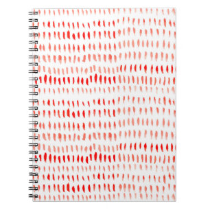 Waterverf naadloos patroon notitieboek