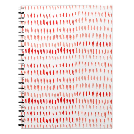 Waterverf naadloos patroon notitieboek (Voorkant)