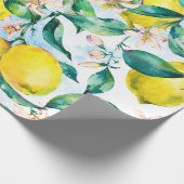 Waterverf  naadloos patroon, tak van fr cadeaupapier (Hoek)