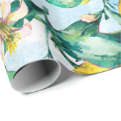 Waterverf  naadloos patroon, tak van fr cadeaupapier (Rol Hoek)