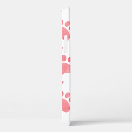 Waterverf naadloos patroon van kattenpoten Case-Mate iPhone case (Achterkant / Rechts)