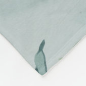 Waterverf naadloos patroon van pony en blosom fl fleece deken (Hoek)