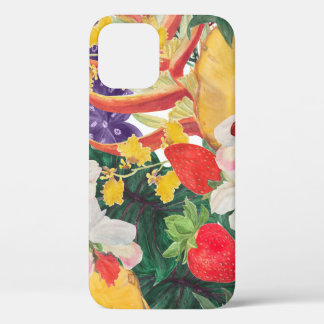 Waterverf naadloos tropisch patroon met exotische  Case-Mate iPhone case
