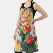 Waterverf naadloos tropisch patroon met exotische  schort (Insitu)