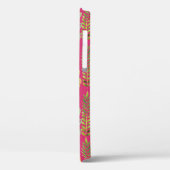 waterverf naadloze florale achtergrondtekst Case-Mate iPhone case (Achterkant / Links)