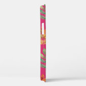waterverf naadloze florale achtergrondtekst Case-Mate iPhone case (Achterkant / Rechts)