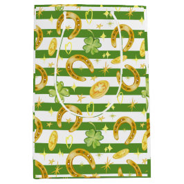 Waterverf Naadloze Patroon Schattigee St Patricks  Medium Cadeauzakje