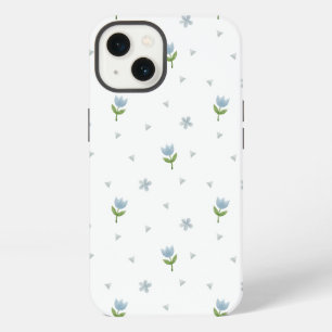 Waterverf Naadloze Patroonbloemen iPhone 13 Hoesje