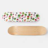 Waterverf naadloze verse vruchten van de Berries Persoonlijk Skateboard (Horizontaal)