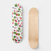 Waterverf naadloze verse vruchten van de Berries Persoonlijk Skateboard (Voorkant)