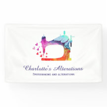 Waterverf Naaimachine Naaister