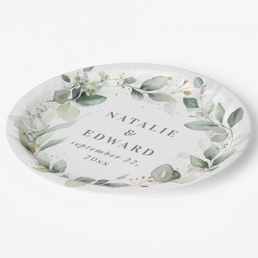 Waterverf naaldhout bord decor papier (Gekanteld)