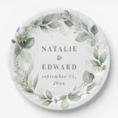 Waterverf naaldhout bord decor papier (Voorkant)