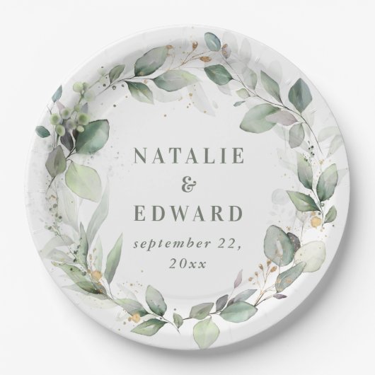 Waterverf naaldhout bord decor papier (Voorkant)