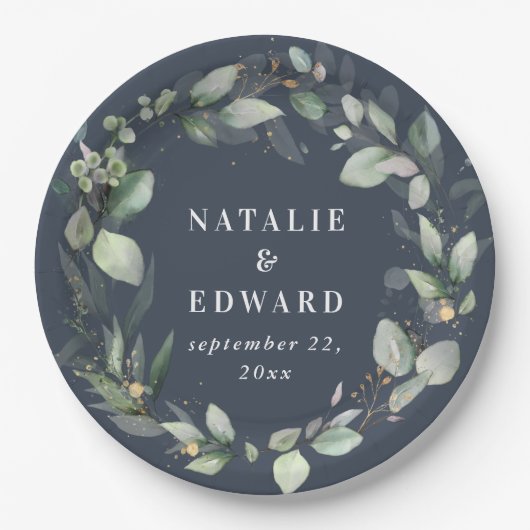 Waterverf naaldhout bord decor papier (Voorkant)