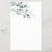 Waterverf Naam die van het liedje houdt Flyer (Achterkant)