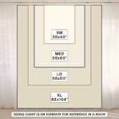 Waterverf Naam stamboomstructuur voor reüniescript Wandkleed