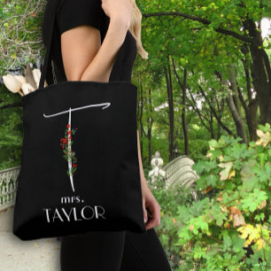 Waterverf naamletter T docent Tote Bag