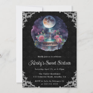 Waterverf Nacht Bloemfontein Sweet Sixteen Kaart