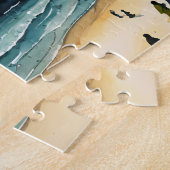 Waterverf nacht in de Gazastrook Legpuzzel (Zijkant)