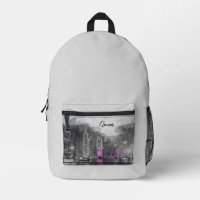 Waterverf nacht Qatar Briefkaart