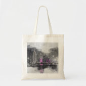 Waterverf nacht Qatar Tote Bag (Voorkant)