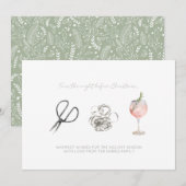 Waterverf nacht voor kerstcadeaubonnen feestdagenkaart (Voorkant / Achterkant)