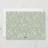 Waterverf nacht voor kerstcadeaubonnen feestdagenkaart (Achterkant)