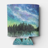 Waterverf nachtlandschap, Melkweg Blikjeskoeler (Achterkant)