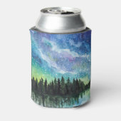 Waterverf nachtlandschap, Melkweg Blikjeskoeler (Blikje Achterkant)