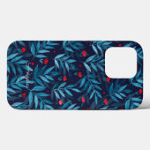  Waterverf nachttuin - turkooise Case-Mate iPhone Case (Achterkant (horizontaal))