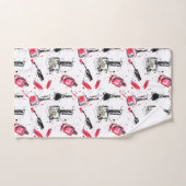 Waterverf Nail Pools Patroon Bad Handdoek (Handdoek)