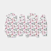 Waterverf Nail Pools Patroon Bedankdoosjes (Uitgevouwen)