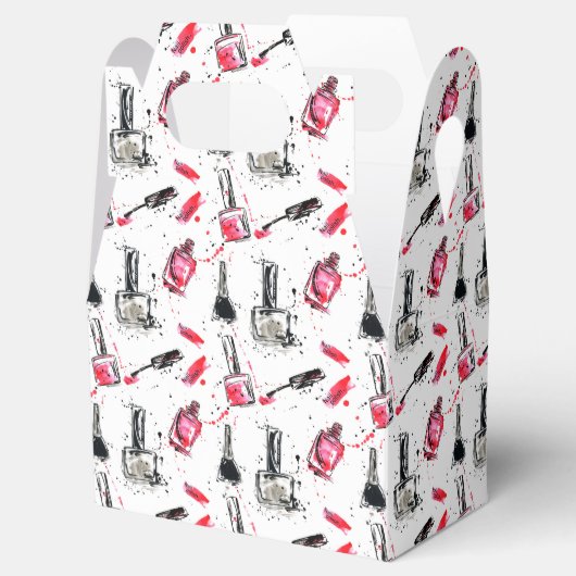 Waterverf Nail Pools Patroon Bedankdoosjes (Geopend)