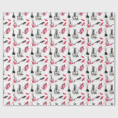 Waterverf Nail Pools Patroon Cadeaupapier (Vlak)