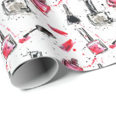 Waterverf Nail Pools Patroon Cadeaupapier (Rol Hoek)