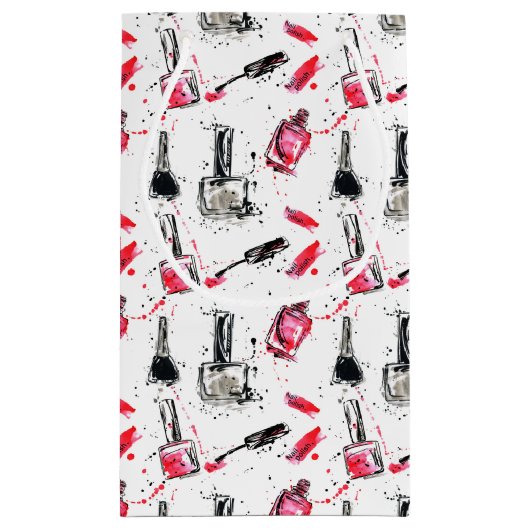 Waterverf Nail Pools Patroon Klein Cadeauzakje (Achterkant)