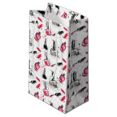 Waterverf Nail Pools Patroon Klein Cadeauzakje (Voorkant Gekanteld)