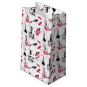 Waterverf Nail Pools Patroon Klein Cadeauzakje (Achterkant Gekanteld)