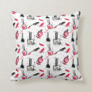 Waterverf Nail Pools Patroon Kussen