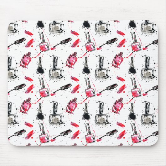 Waterverf Nail Pools Patroon Muismat (Voorkant)