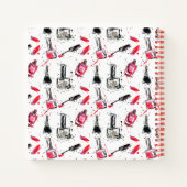 Waterverf Nail Pools Patroon Notitieboek (Achterkant)