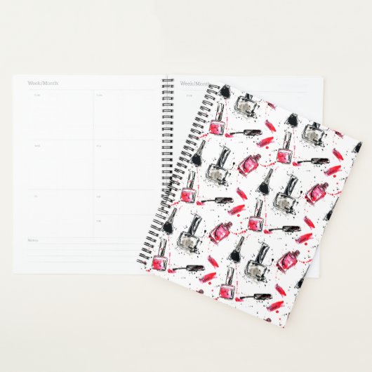 Waterverf Nail Pools Patroon Planner (Display)