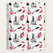 Waterverf Nail Pools Patroon Planner (Voorkant)