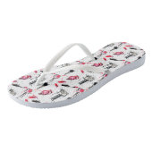 Waterverf Nail Pools Patroon Teenslippers (Schuin)