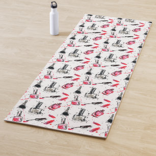 Waterverf Nail Pools Patroon Yogamat