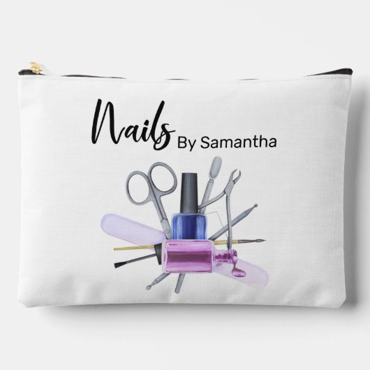 Waterverf Nail Salon Manicure Nail Pools Etui (Voorkant)