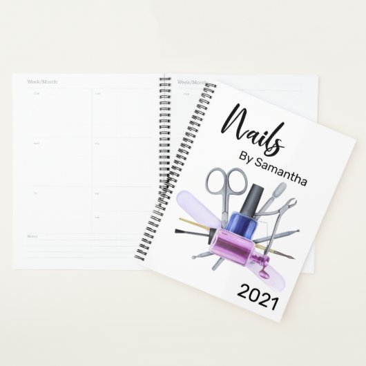 Waterverf Nail Salon Manicure Nail Pools Planner (Display)